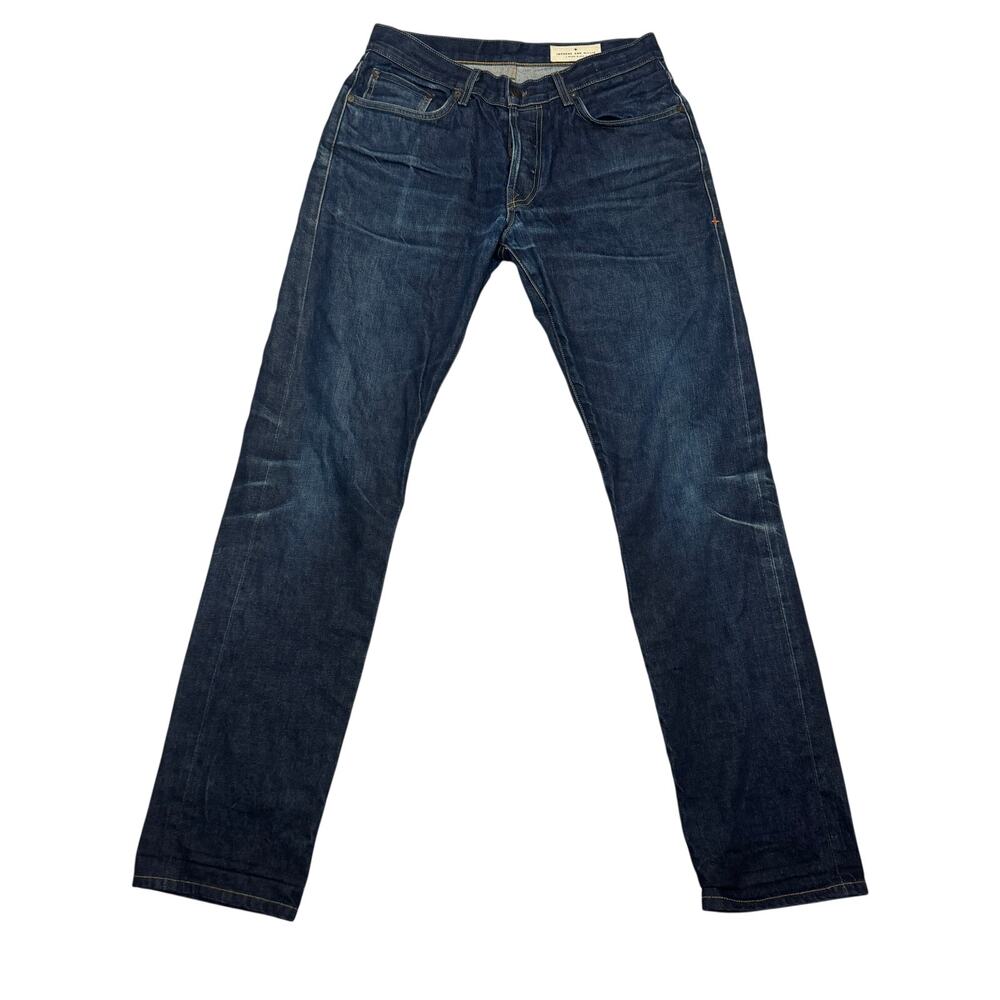 Imogene + Willie Charlie Selvedge Denim Slim Jeans Men's 30x32 Whiskers USA